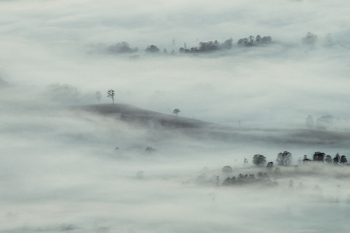 Border Ranges National Park - Foggy Tweed Valley
