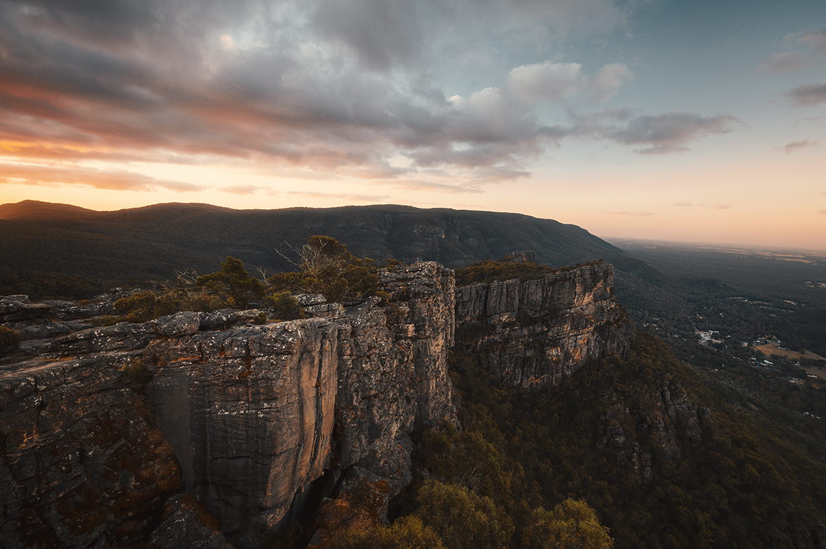 Grampians National Park - Sunset at the Pinnacle Lookout