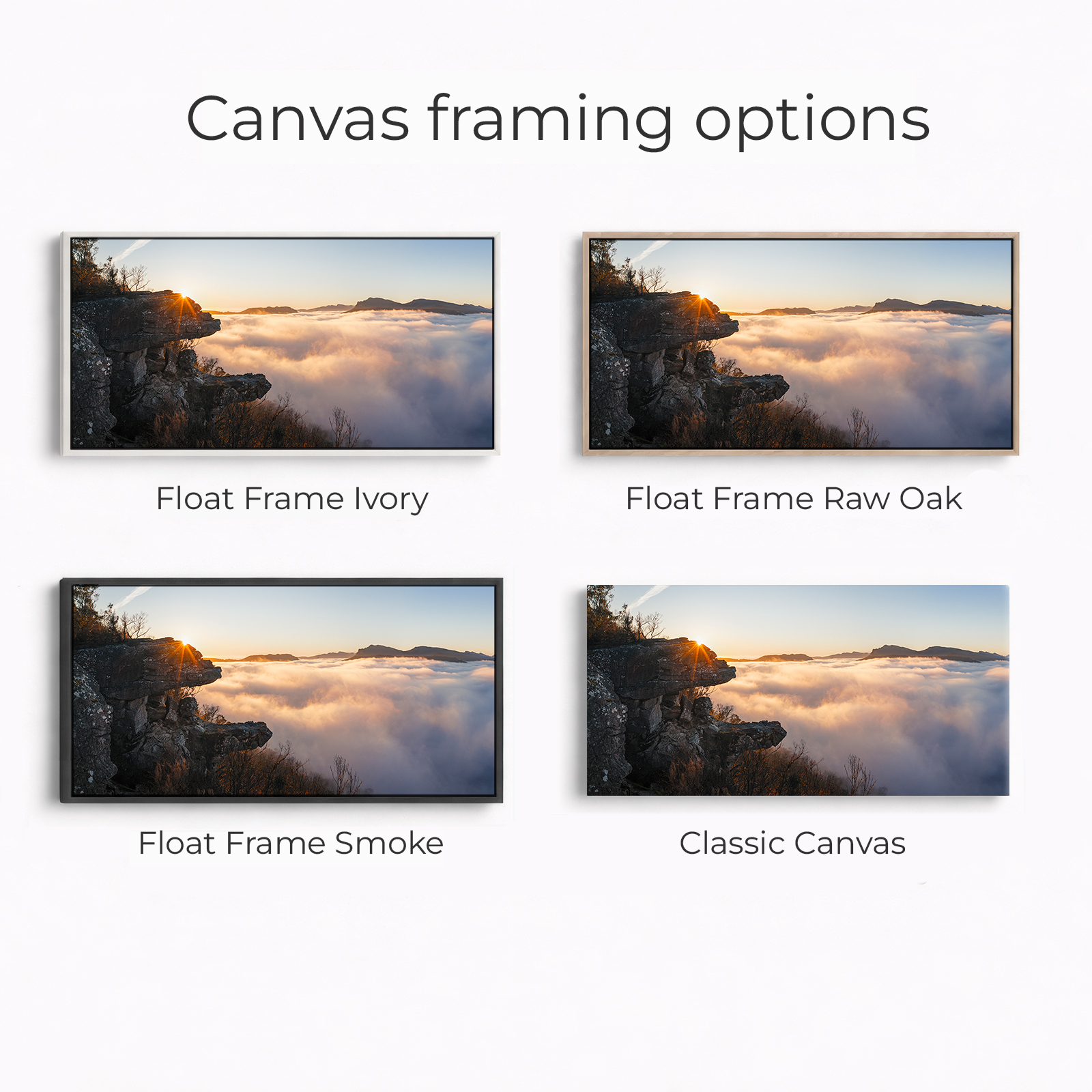 Grampians National Park - Sunrise over the clouds panoramic - Image 4