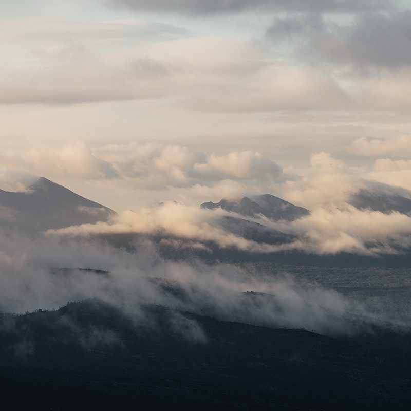Grampians National Park - Sunrise clouds floating over peaks