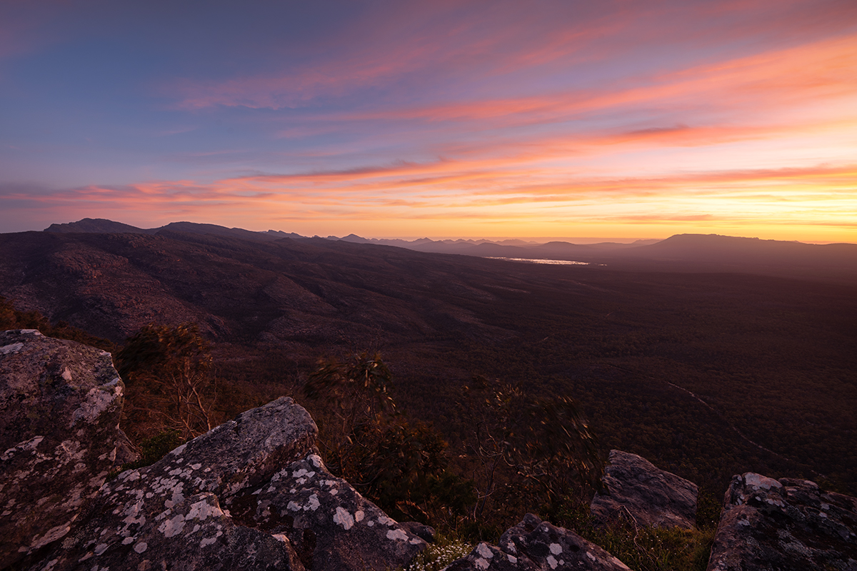 Grampians National Park - Reed lookout sunset